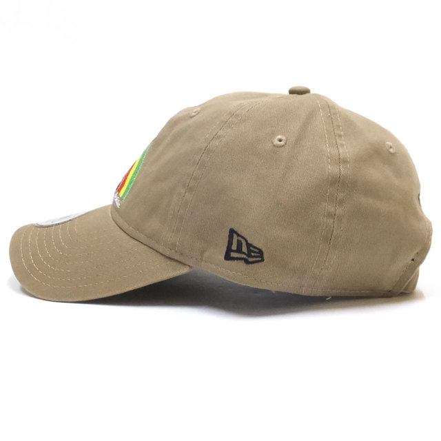 NEW ERA ニューエラ カーブバイザーキャップ 9THIRTY PEANUTS スヌーピー レインボー カーキ 11914638