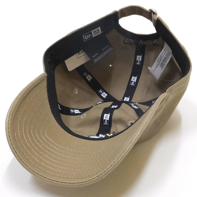 NEW ERA ニューエラ カーブバイザーキャップ 9THIRTY PEANUTS スヌーピー レインボー カーキ 11914638