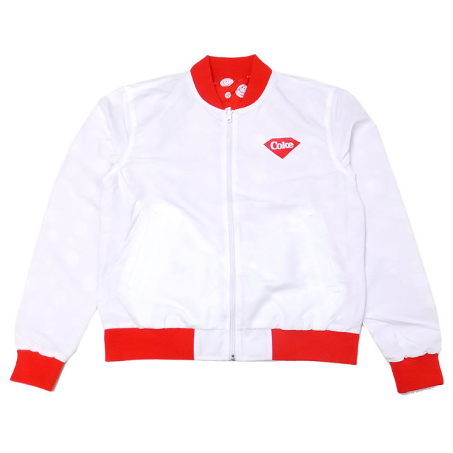 DIAMOND SUPPLY CO ダイヤモンドサプライ リバーシブルボマージャケット コカ・コーラ SMILEY REVERSIBLE BOMBER JACKET A19DMTC061S