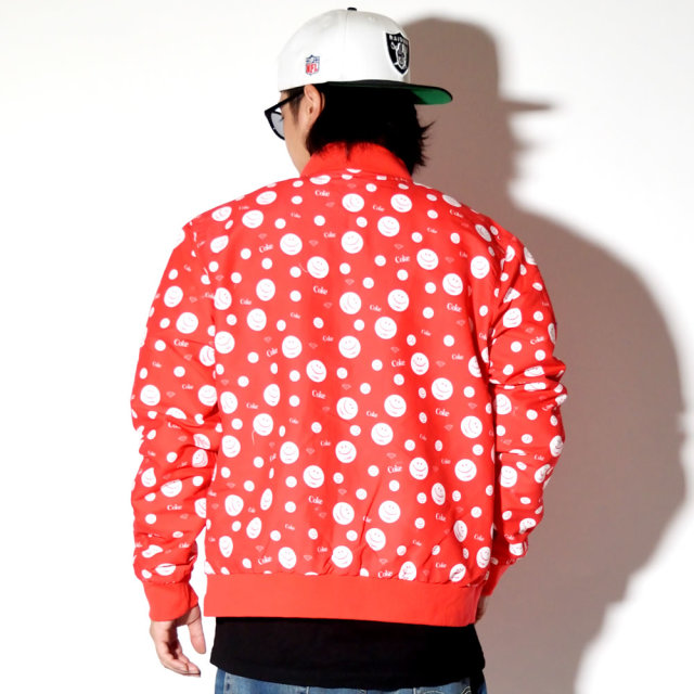 DIAMOND SUPPLY CO ダイヤモンドサプライ リバーシブルボマージャケット コカ・コーラ SMILEY REVERSIBLE BOMBER JACKET A19DMTC061S