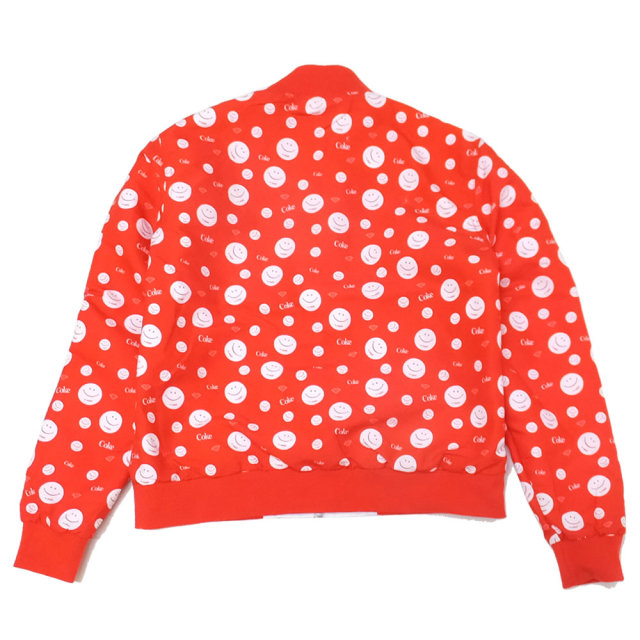 DIAMOND SUPPLY CO ダイヤモンドサプライ リバーシブルボマージャケット コカ・コーラ SMILEY REVERSIBLE BOMBER JACKET A19DMTC061S