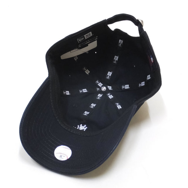 NEW ERA ニューエラ カーブバイザーキャップ 9THIRTY クロスストラップ 桜 ニューヨーク・ヤンキース ネイビー × ホワイト 12018991