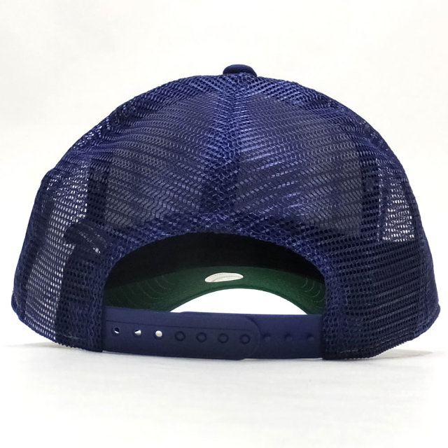 NEW ERA ニューエラ カーブバイザーキャップ 9FORTY A-Frame トラッカー フロントカスタム ロサンゼルス・ドジャース ダークロイヤル × スノーホワイト 11899190