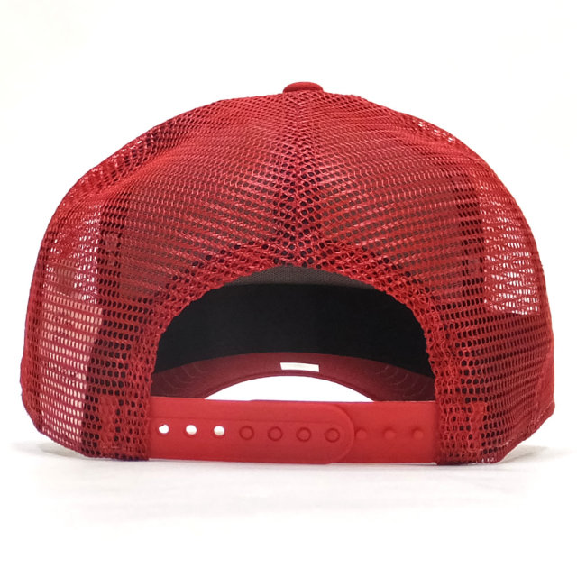 NEW ERA ニューエラ カーブバイザーキャップ 9FORTY A-Frame トラッカー フロントカスタム シカゴ・ブルズ スカーレット × チームカラー 11899193