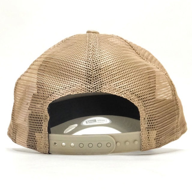NEW ERA ニューエラ カーブバイザーキャップ 9FORTY A-Frame トラッカー ニューヨーク・ヤンキース ウッドランドカモ ストーン × スノーホワイト ストーンアンダーバイザー 11899209