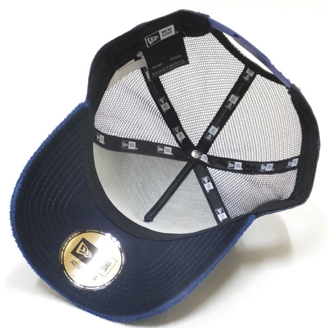 NEW ERA ニューエラ カーブバイザーキャップ 9FORTY A-Frame トラッカー ニューエラ ニューヨーク 1920 パイル ネイビー × スノーホワイト 11899214