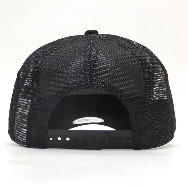 NEW ERA ニューエラ カーブバイザーキャップ 9FORTY A-Frame トラッカー ニューエラ ニューヨーク 1920 パイル ブラック × スノーホワイト 11899216
