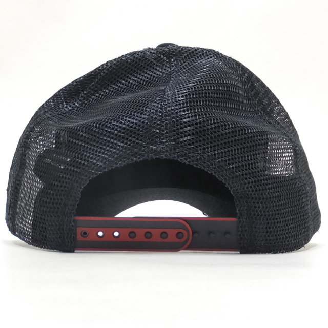 NEW ERA ニューエラ カーブバイザーキャップ 9FORTY A-Frame トラッカー カレッジ ネイビー × ラディアントレッド 11899229