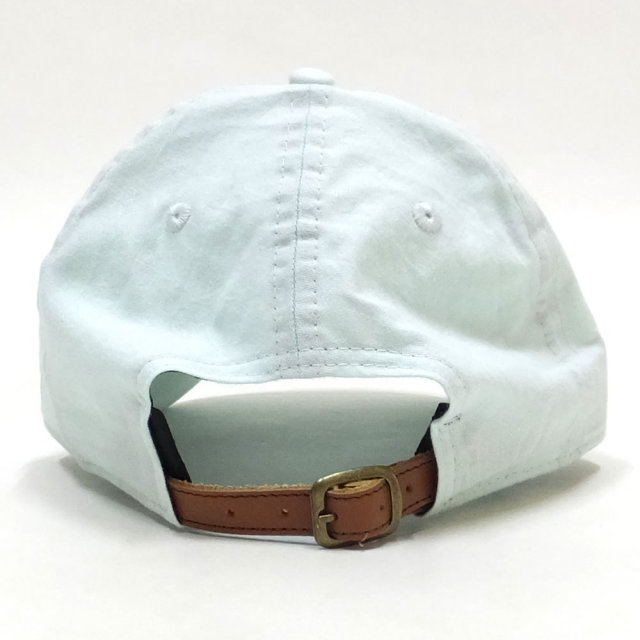 NEW ERA ニューエラ カーブバイザーキャップ 9THIRTY レザーストラップ ベーシック ウォッシャー ライトブルー ホワイトフラッグ 11899267