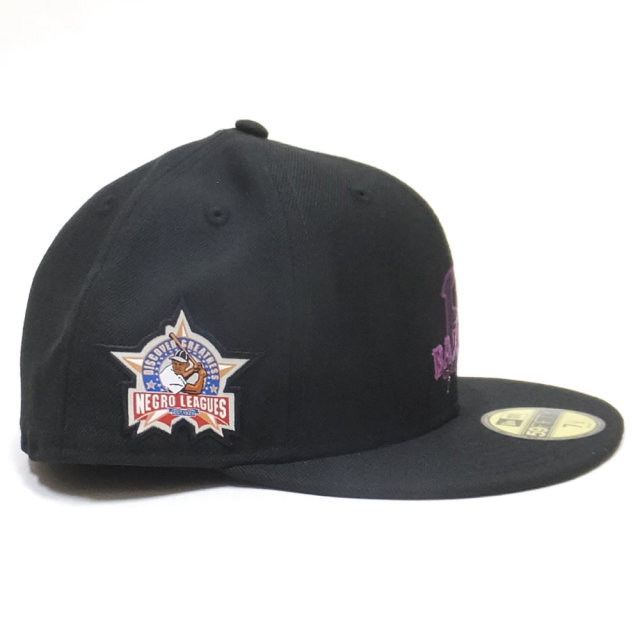 NEW ERA ニューエラ フラットバイザーキャップ 59FIFTY ニグロリーグ バーミンガム・ブラックバロンズ ブラック × チームカラー 11899314