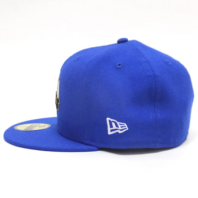 NEW ERA ニューエラ フラットバイザーキャップ 59FIFTY ニグロリーグ ボルチモア・エリートジャイアンツ ブライトロイヤル × チームカラー 11899315