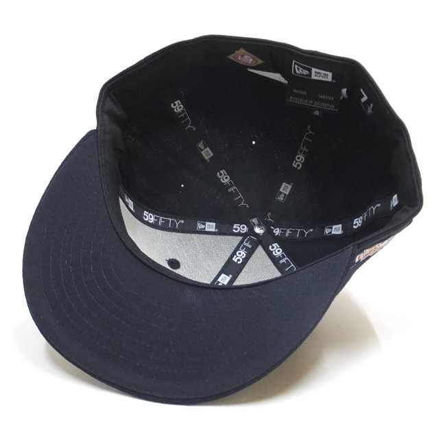 EW ERA ニューエラ フラットバイザーキャップ 59FIFTY ニグロリーグ アトランタ・ブラッククラッカーズ ネイビー × チームカラー 11899316