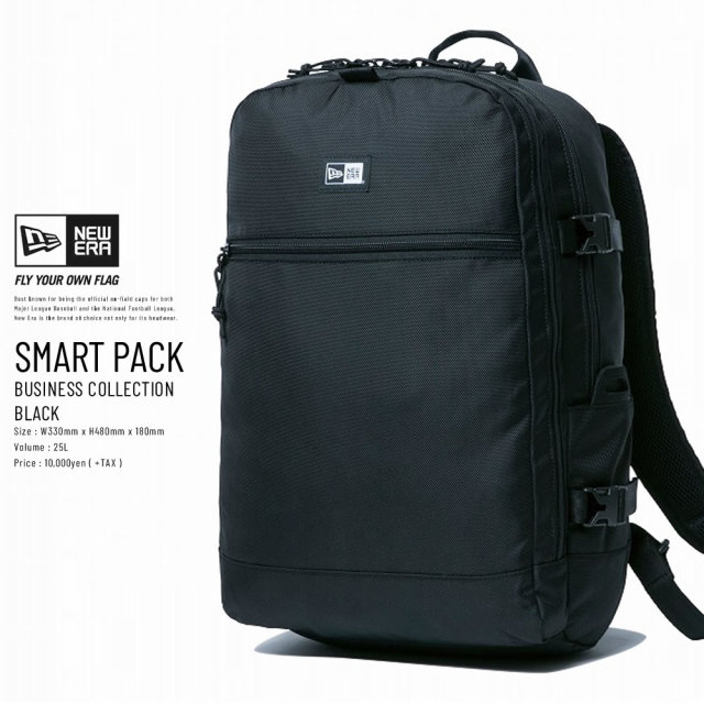 New Era (ニューエラ) バックパック BUSINESS SMART PACK 26L ブラック (11901485)