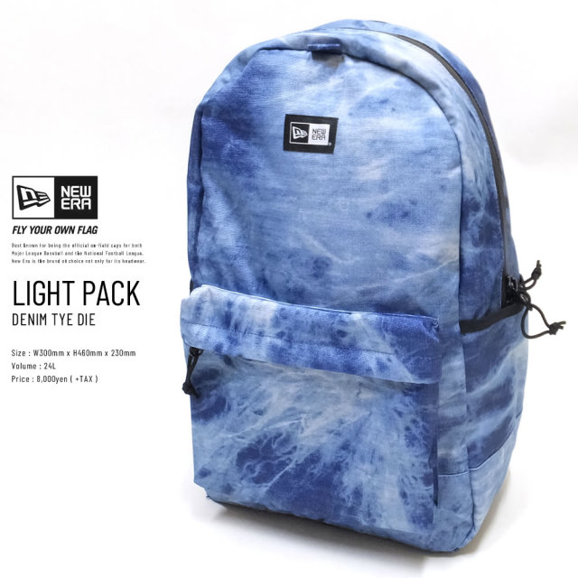 NEW ERA ニューエラ バックパック ライトパック タイダイデニムプリント 11901940