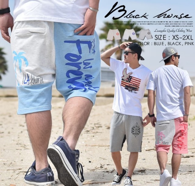 BLACK HORSE (ブラックホース) スウェットハーフパンツ BHDT012