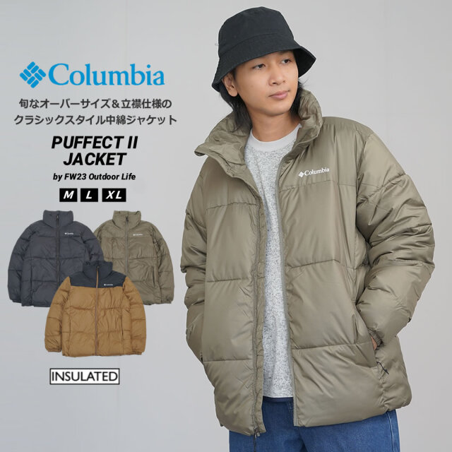 コロンビア 中綿ダウンジャケット メンズ アウター スタンドカラー PUFFECT II JACKET パフェクト2ジャケット WM9488 cljdp1004