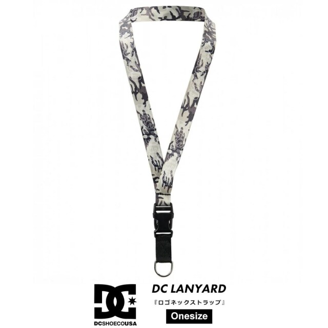 DC SHOES ディーシーシューズ ネックストラップ DC LANYARD カモ dcat061
