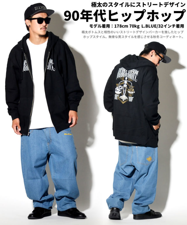 DOP ディーオーピー デニムパンツ メンズ 大きいサイズ ジーンズ Gパン b系 ヒップホップ ファッション 服 通販 DPDT104