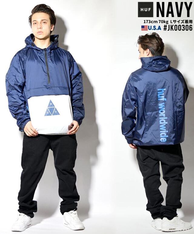 卸直営店(お得な特別割引価格) HUF 海外限定 アノラックジャケット