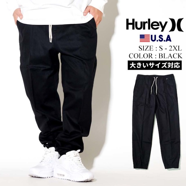 Hurley ハーレー ジョガーパンツ メンズ ONE ONLY STRETCH JOGGER CT0015 ブラック