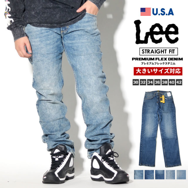 Lee 2009 ストレートフィット ジーンズ デニムパンツ PREMIUM FLEX DENIM カジュアル ファッション 服 通販