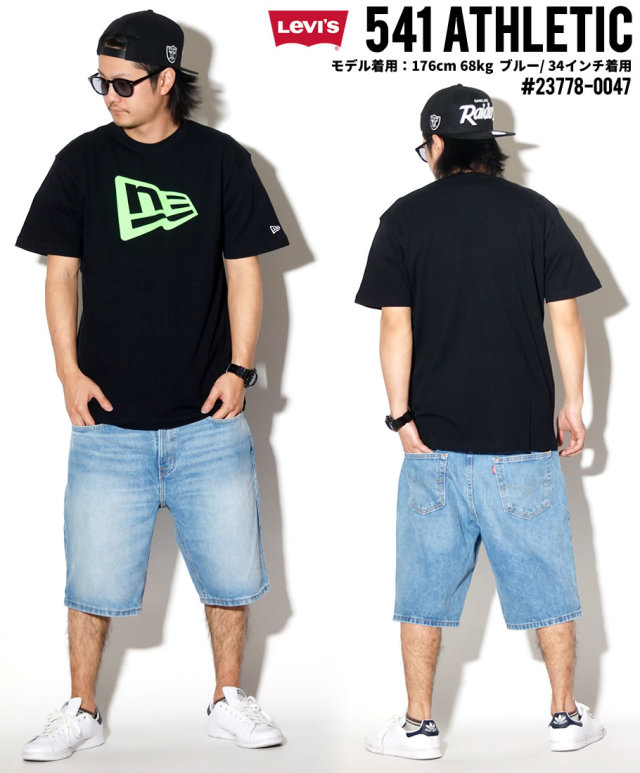 Levi's リーバイス 541 ハーツ ジーンズ デニム ショート パンツ 短パン メンズ 大きいサイズ 23778 服 通販