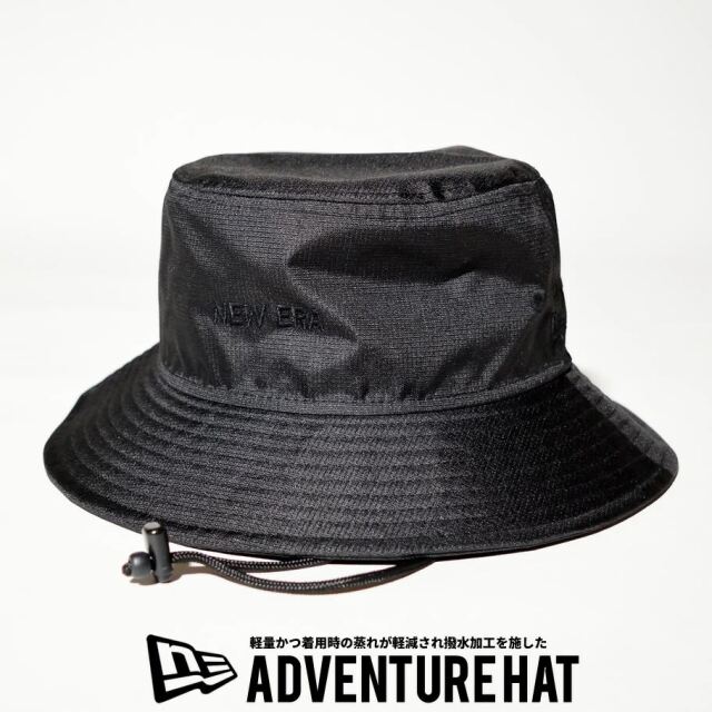 ニューエラ New Era サファリハット 帽子 メンズ 撥水 軽量 エクスプローラーシリーズ アドベンチャーライト ブラック 21 春夏 新作 ファッション メンズ カジュアル ストリート系 B系ファッション 通販