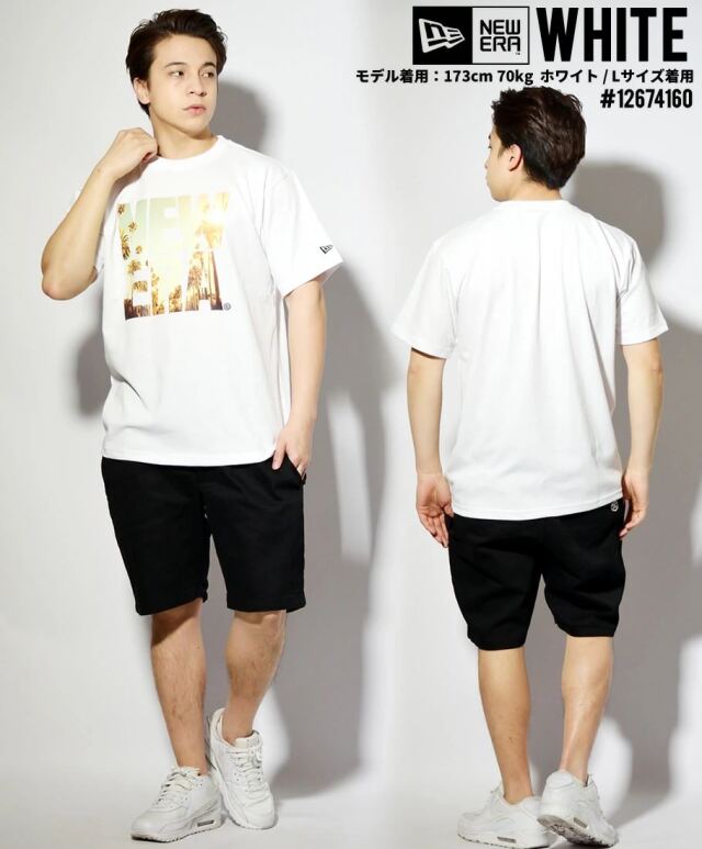 ニューエラ New Era 速乾tシャツ メンズ 半袖 Uvカット 紫外線対策 パフォーマンスtシャツ ランドスケープ スクエアニューエラ ホワイト 21 春夏 新作 ファッション メンズ カジュアル ストリート系 B系ファッション 通販