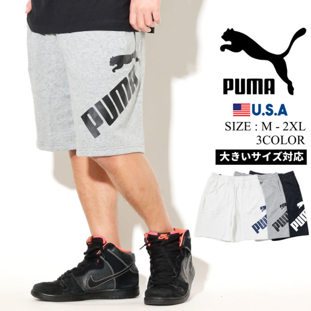 PUMA プーマ ハーフパンツ メンズ ロゴ BIG LOGO SHORTS 10 581551