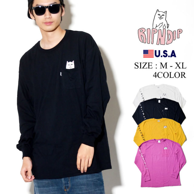 Ripndip リップンディップ ロングtシャツ ストリート系 スケーター ファッション 通販 Rdtt001 メンズカジュアルファッション通販deep