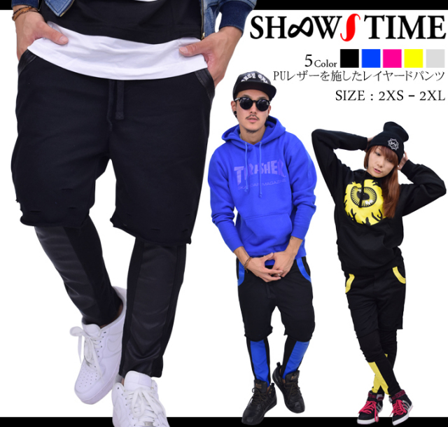 SHOOW TIME (ショウタイム) レイヤードハーフパンツ STDT051