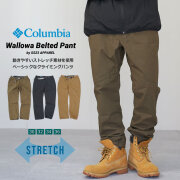 Columbia コロンビア クライミングパンツ メンズ ストレッチ コットン 綿 ベルト付き アウトドア ブランド ワロワベルテッドパンツ AM3416 23v1032