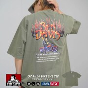 BEN DAVIS ベンデイビス Tシャツ メンズ 半袖 GORILLA BIKE VNTG TEE カーキ bett024