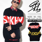 BLACK HORSE ブラックホース セーター メンズ 大きいサイズ ビックシルエット ストリート系 ヒップホップ カジュアル ファッション 服 通販 BHPT025 bhpt025