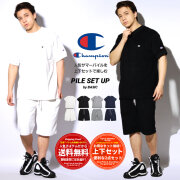 チャンピオン Champion パイル生地セットアップ パイルTシャツ パイルハーフパンツ 上下セット メンズ レディース C3-T301×C3-T501 春 夏 champion-set-basic-pile1
