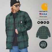 Carhartt カーハート フランネル チェック ワークシャツ メンズ ルーズフィット ワーク ブランド 大きいサイズ #105439 USA企画 chot012