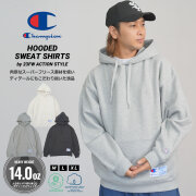 チャンピオン スウェット プルオーバー パーカー 裏起毛 メンズ 厚手 スーパーフリース Champion フーデッドスウェットシャツ 23FW アクションスタイル C3-Y135 chpdp1101