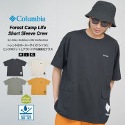 Columbia コロンビア オーバーサイズ ポケットTシャツ メンズ 半袖 撥水 撥油 守矢努コラボ フォレストキャンプライフショートスリーブクルー PM0979 cltdp1002