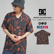 DC SHOES ディーシーシューズ アロハシャツ 柄シャツ メンズ 総柄 ファイアーパターン TRIPPED VACATION SHIRT dcot018