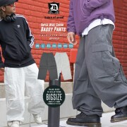 スーパーワイドパラシュートパンツ カーゴパンツ ワイドパンツ メンズ 作業着 大きいサイズ ルーズ 極太 おしゃれ ブランド DOP dpdt119