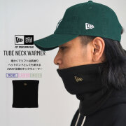 ニューエラ ネックウォーマー 2WAY スヌード メンズ レディース NEW ERA チューブネックウォーマー ブラック ゴールドロゴ 11118682 neadp1001