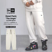 ニューエラ スウェット ジョガーパンツ メンズ NEW ERA 裏毛 スウェットパンツ The Origin ストーン 13755299 neddp1101