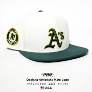 プロスタンダード PRO STANDARD キャップ 帽子 メンズ レディース オークランド・アスレチックス MLB OAKLAND ATHLETICS MARK LOGO SNAPBACK HAT psct005