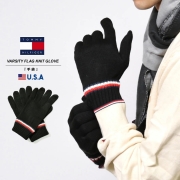 トミーヒルフィガー TOMMY HILFIGER 手袋 ニット グローブ VARSITY FLAG KNIT GLOVE メンズ レディース カジュアル ブランド USAモデル バレンタイン ギフト tmat023