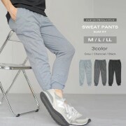 スウェット ジョガーパンツ メンズ 裏毛 アンクル丈 スリム テーパード 薄手 ライトオンス カジュアル おしゃれ ブランド 人気 春 夏 xlds002