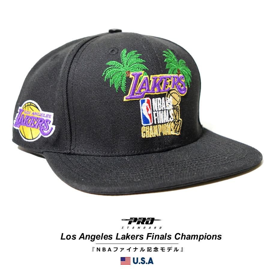 プロスタンダード PRO STANDARD キャップ 帽子 メンズ レディース ロサンゼルス・レイカーズ NBA LOS ANGELES LAKERS 2020 FINALS CHAMPIONS PALM SNAPBACK psct001