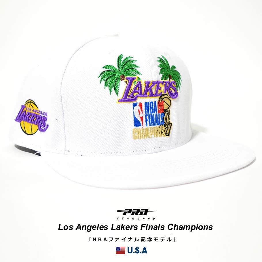 プロスタンダード PRO STANDARD キャップ 帽子 メンズ レディース ロサンゼルス・レイカーズ NBA LOS ANGELES LAKERS 2020 FINALS CHAMPIONS PALM SNAPBACK psct002