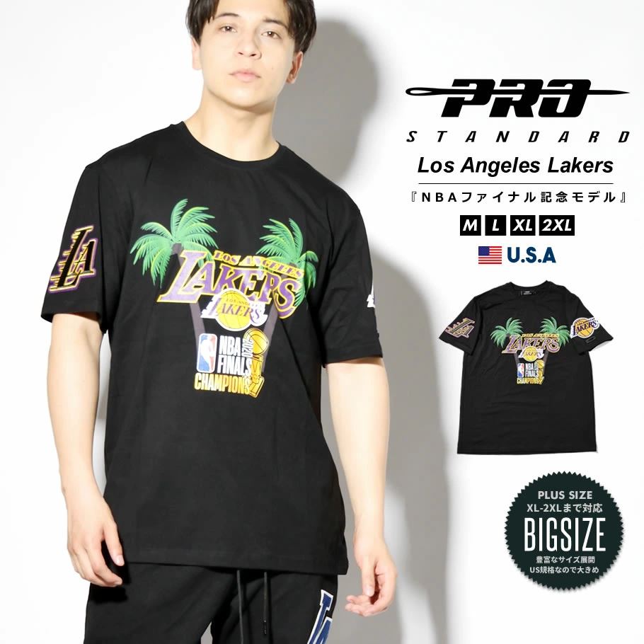 プロスタンダード PRO STANDARD Tシャツ メンズ 半袖 ロサンゼルス・レイカーズ NBA LOS ANGELES LAKERS 2020 FINALS CHAMPIONS PALM TEE pstt001
