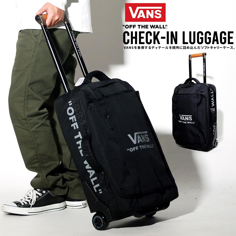 VANS (バンズ) キャリーバッグM VANS CARRYON LUGGAGE (VN0A3IHL) ファッション メンズ カジュアル