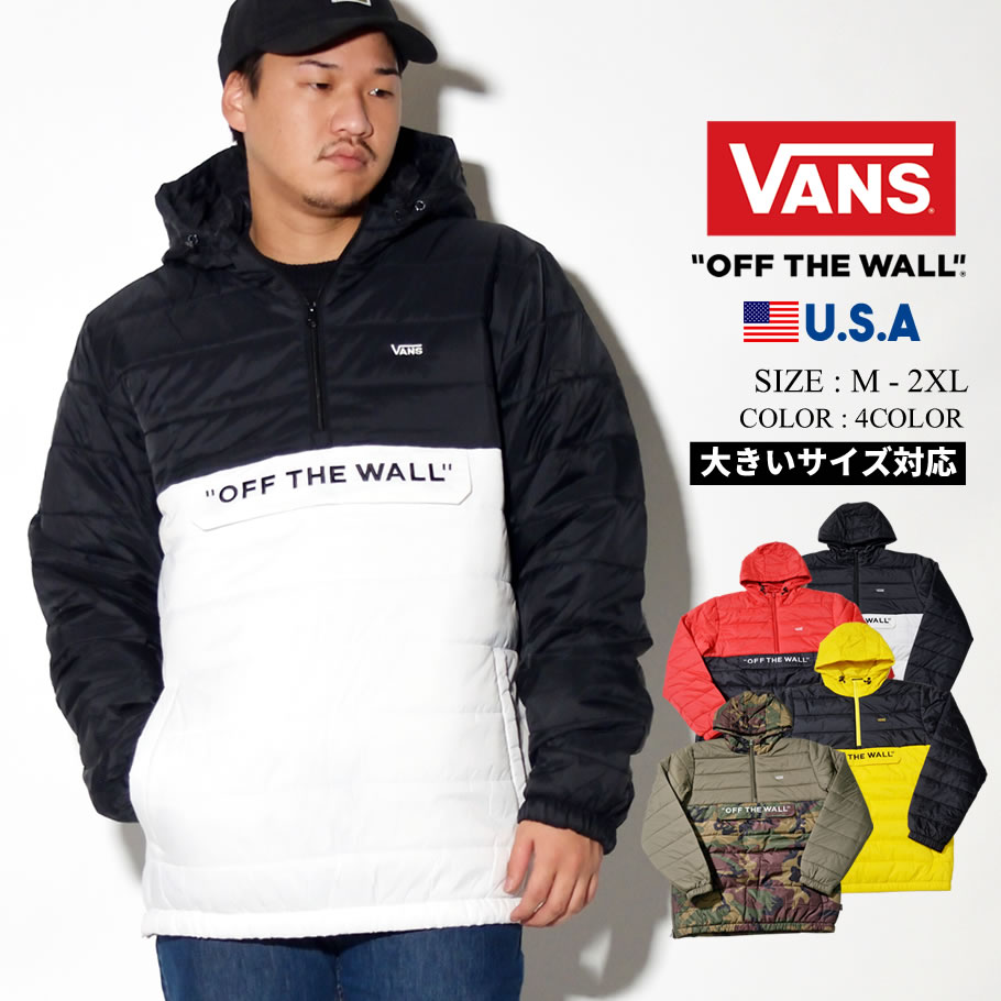 VANS バンズ ハーフジップジャケット メンズ レディース 大きいサイズ ロゴ スケーター ストリート系 ファッション VN0A45B1 服 通販 vnjt024